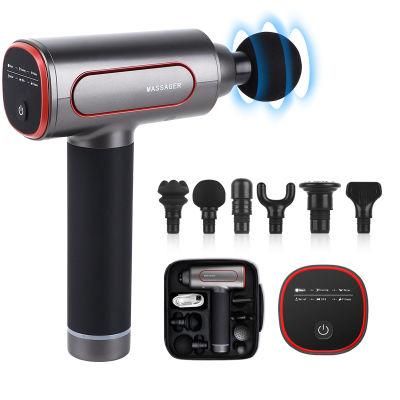 New Design Muscle Massage Gun Body Muscle Therapy Fascia Massage Gun with 6 Gears Intensity and Brushless Motor Massage Gun