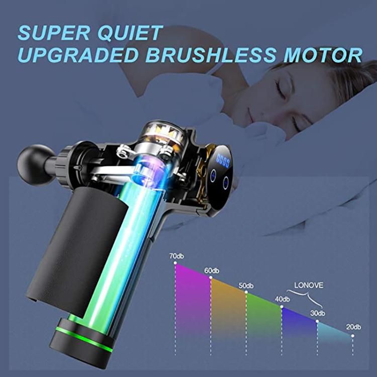 Deep Pressure Relieve Massage Gun Cordless Private Label Gym Body Muscle Massagegun Fascia Gun