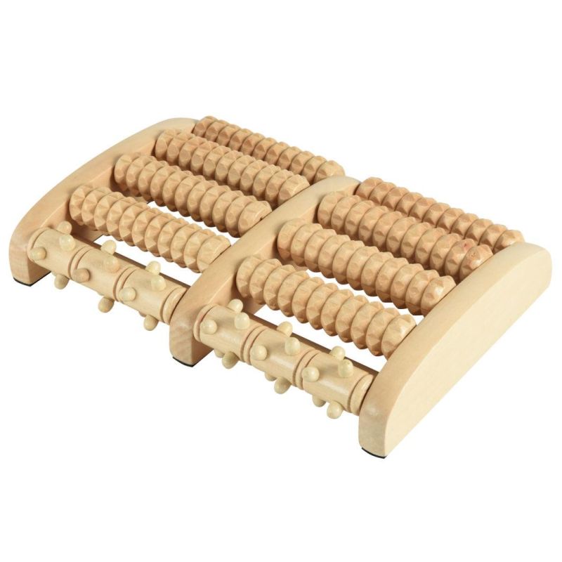 High Quality 10 Rolling Wooden Feet and Body Rolling Massage