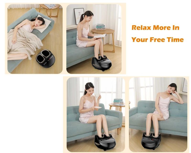 Electric Kneading Shiatsu Heating Foot SPA Care Massager with Rolling Massage