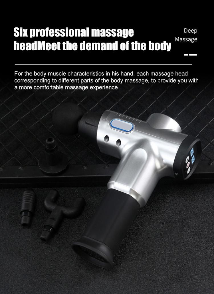 Relieves Muscle Spasms 6 Gear Therapy Massage Gun