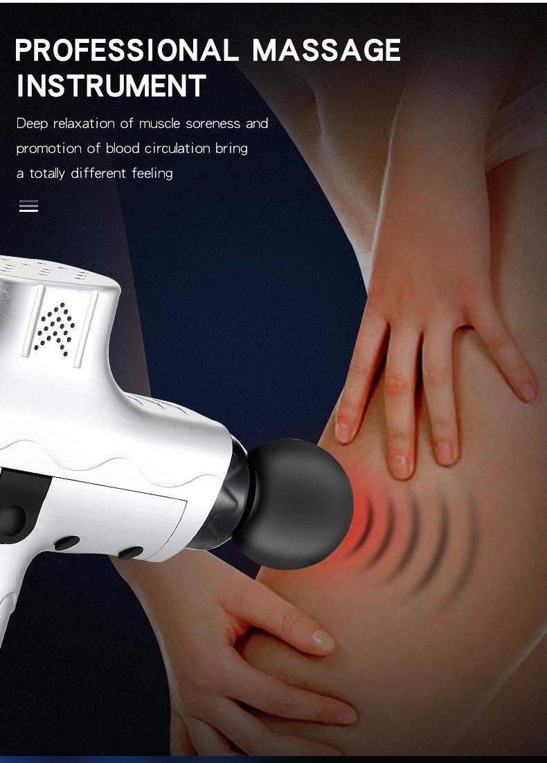 Cordless Adjustable Frequency Massage Gun for Muscle Relaxing