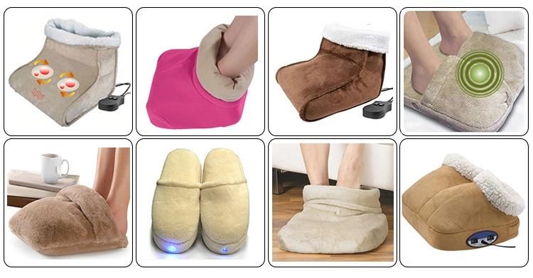 Unique Detachable Multi-Use Electric Foot Warmer Shoes Vibrating and Heating Body Foot Massager Machine