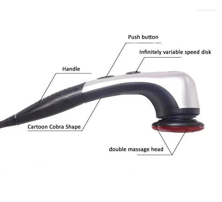 Dual Head Massage Hammer with Infrared Heating Percussive Massager Hammer