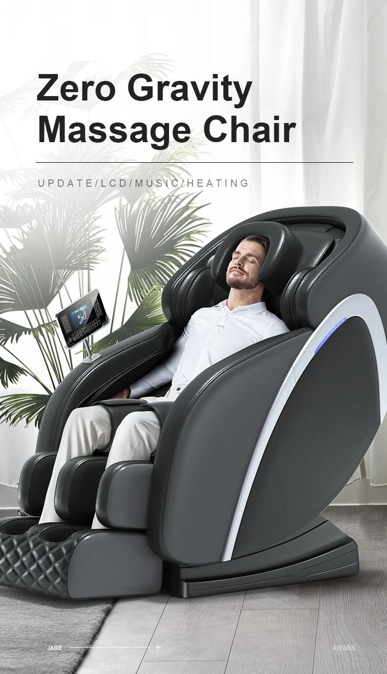 Sauron 7600 3D Body Detection Back Massager Massage Chair for Full Body Black