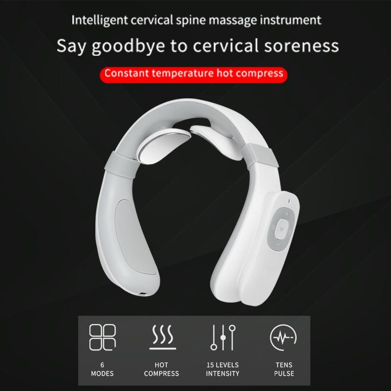 Hot Sale Portable Wireless Pulse Low Frequency Kneading Neck Masager