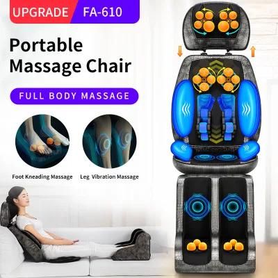 Fangao High Performance Equipment Heated Car Seat Shiatsu Massage Cushion