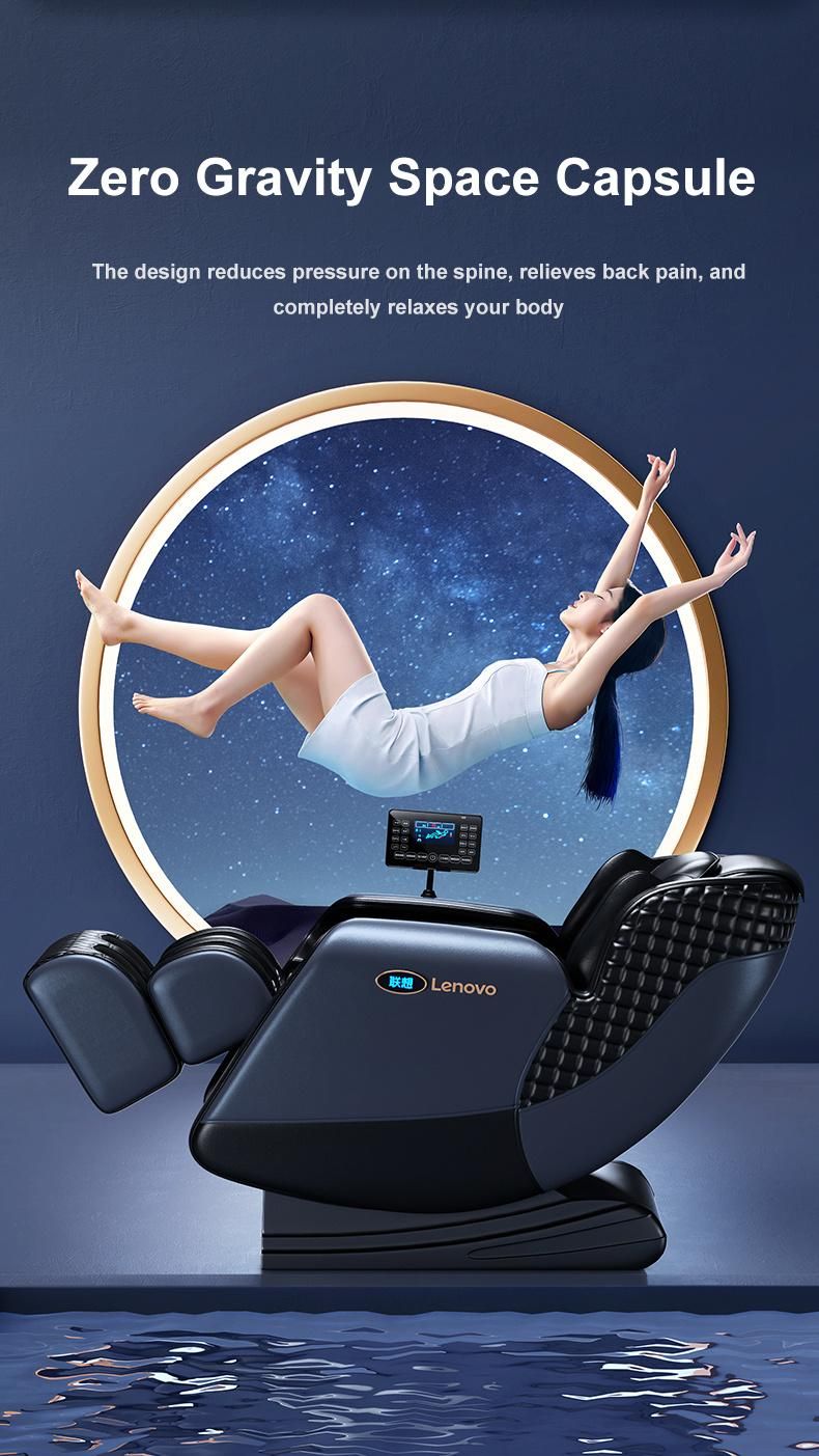 2022 Factory Direct Sillon Masajeador 4D Zero Gravity Luxury Reclining Chair Massage Muscle Stimulator Full Body Massage Chair