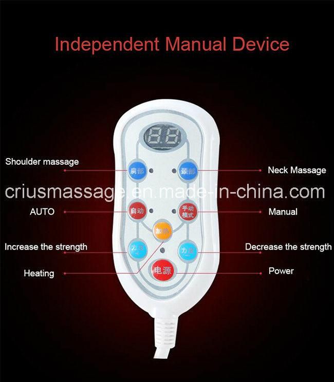 4D Technology Silicone Heating Tapping Neck and Shoulder Massager