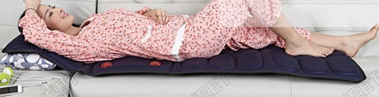 Electric Infrared Heated Vibrating Full Body Shiatsu Massage Mattress Neck Shoulder Back Vibration Heating Mat Seat Massager Cushion