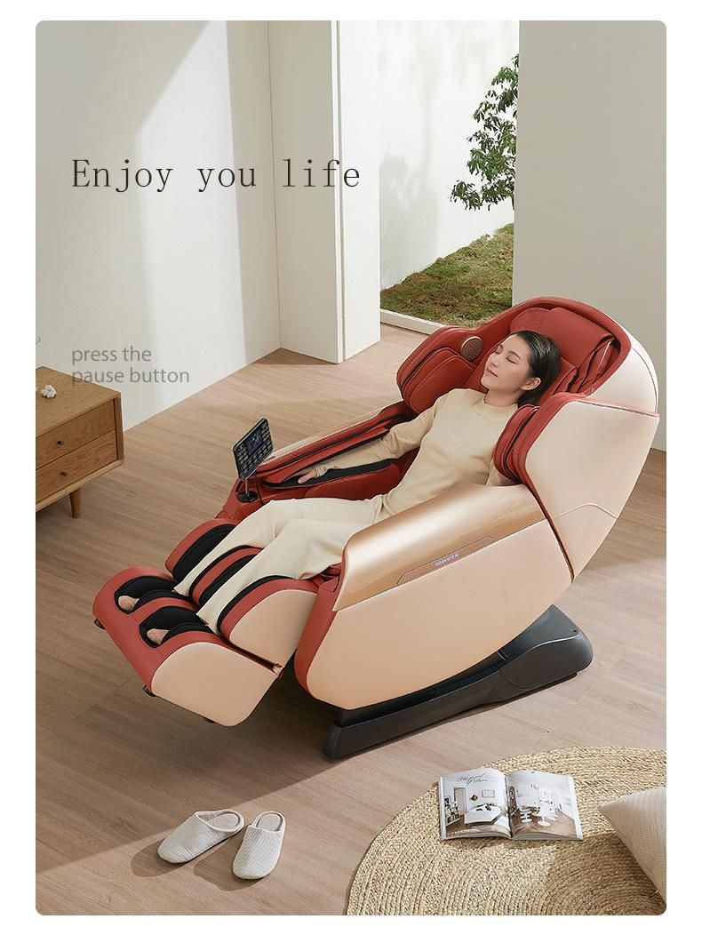 OEM ODM Ghe Massage Zero Gravity 4D Massage Rocking Chair Whole Body L Track Ai OEM High Quality Massage Chair with Leg Massager