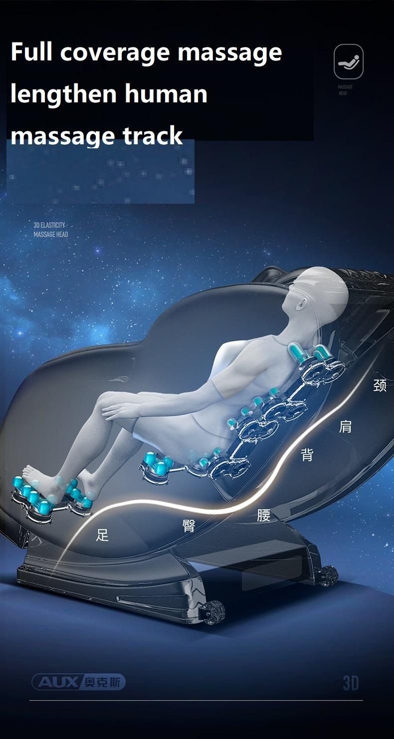 X5 Real Relax Massage Chair Thai Full Body Stretch Zero Gravity Shiatsu Recliner Massage Chair