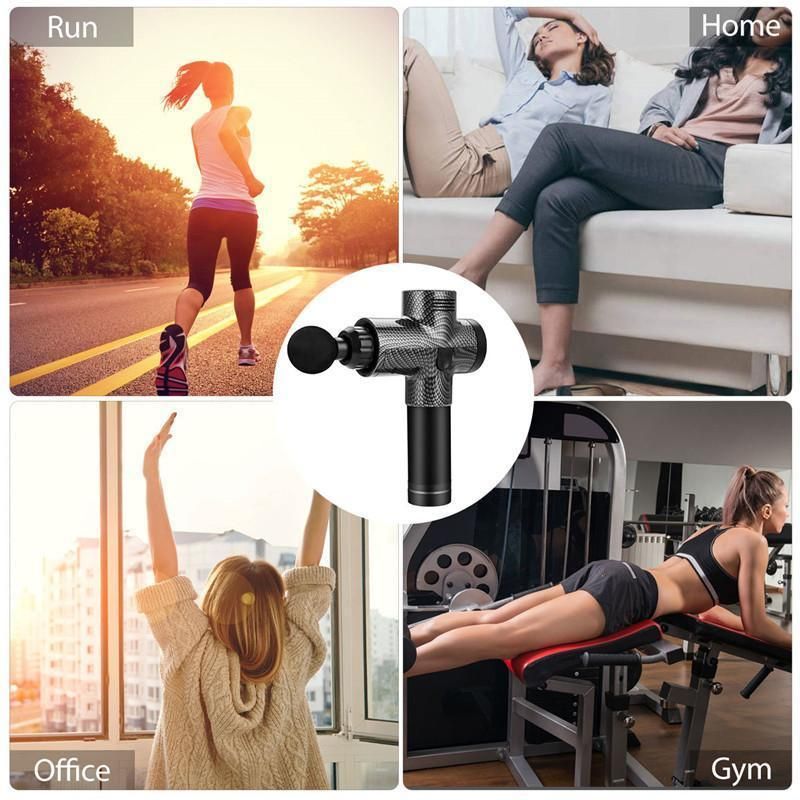 Best Cordless Handle Sports Electric Booster Impulse Percussion Deep Tissue Vibration Body Muscle Massage Gun