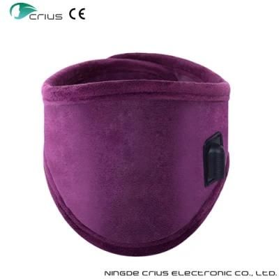 Electric Heating Neck Support with Comfortable Soft Velvet Fabric