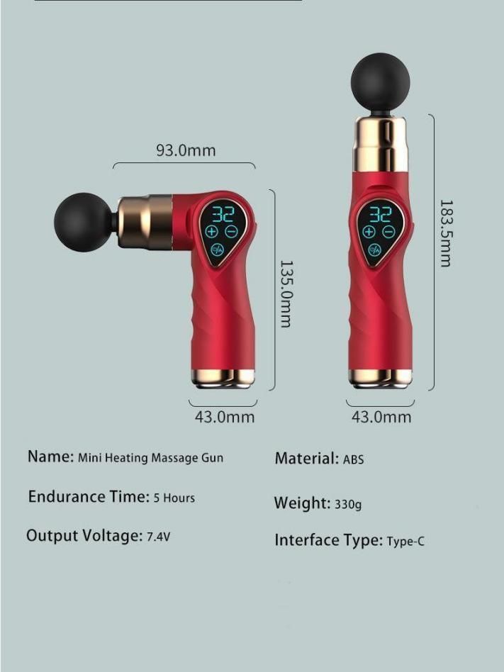 New Style Massage Gun LED Display Deep Tissue Massage