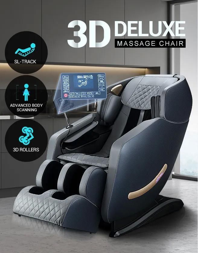 E300 Rest SL Track Massage Chair Recliner Full Body Massage Chair Thai Stretch, Bluetooth Speaker, Airbags