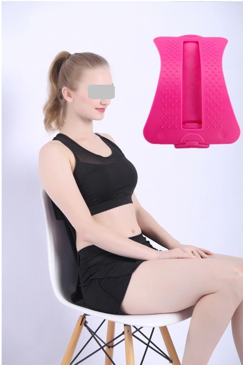 Back Stretching Device, Multi-Level Lumbar Traction Back Massager Lumbar Support Stretcher Spinal Pain Relieve Back Pain Muscle Pain Relief Wbb13127