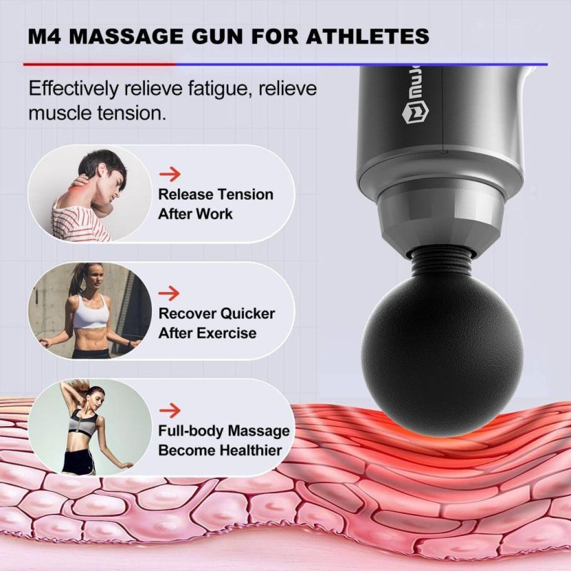 Random Forward and Reverse Rotating Motor 2400mAh Battery Massage Gun