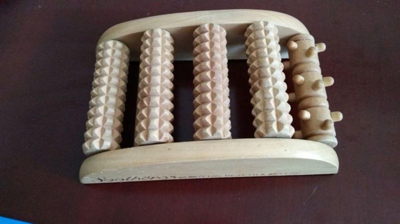 SPA Wood Massage Body Bead Foot Massager (JMHF-48)