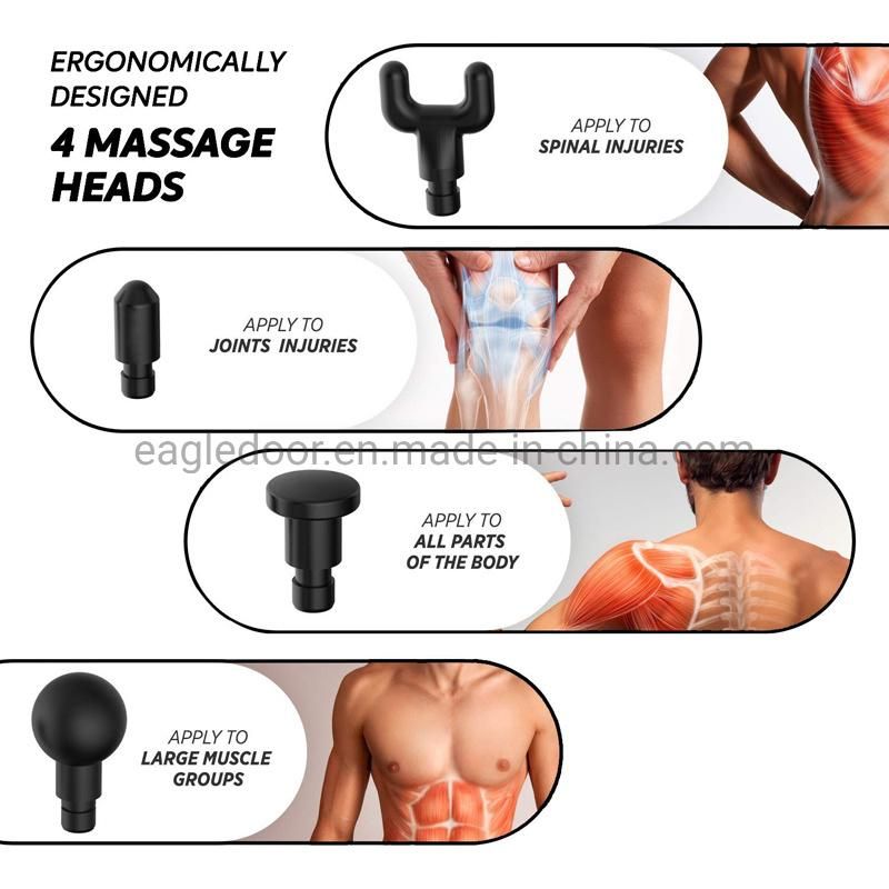 2020 New Hot Selling Muscle Deep Electric Massage Gun Factory Price Lithium Battery Fitness Equipment