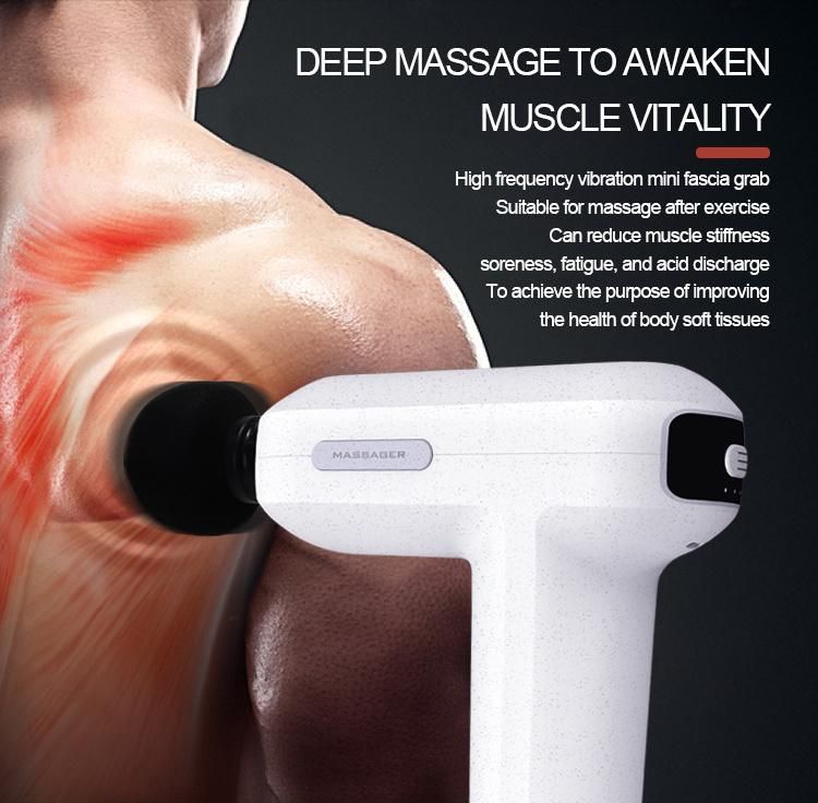 Muscle Therapy Gun for Athletes, Deep Tissue Percussion Body Muscle Massager