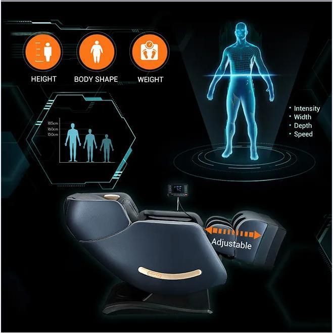 Sauron E300 3D Deluxe Massage Chair SL Track Massage Chair for Body Relaxation