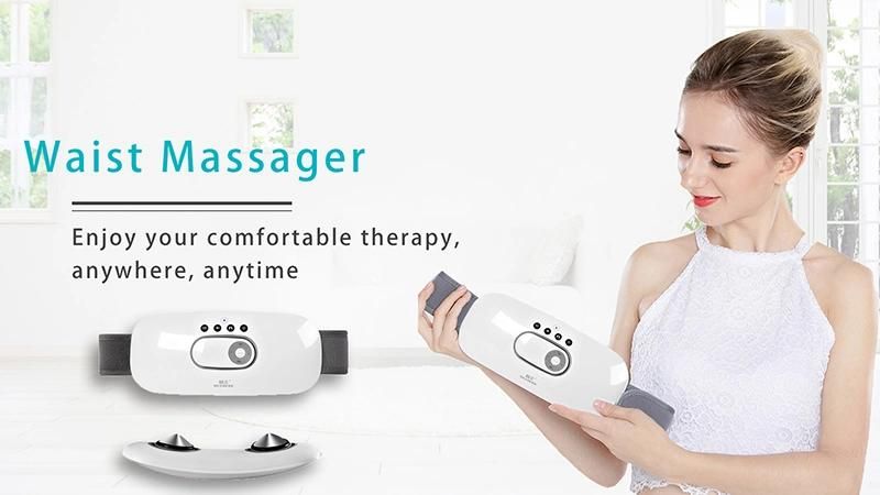 Electric Heating Back Lady Uterus Menstrual Stomachache Pain 6 Modes Hot Compress Waist Massager