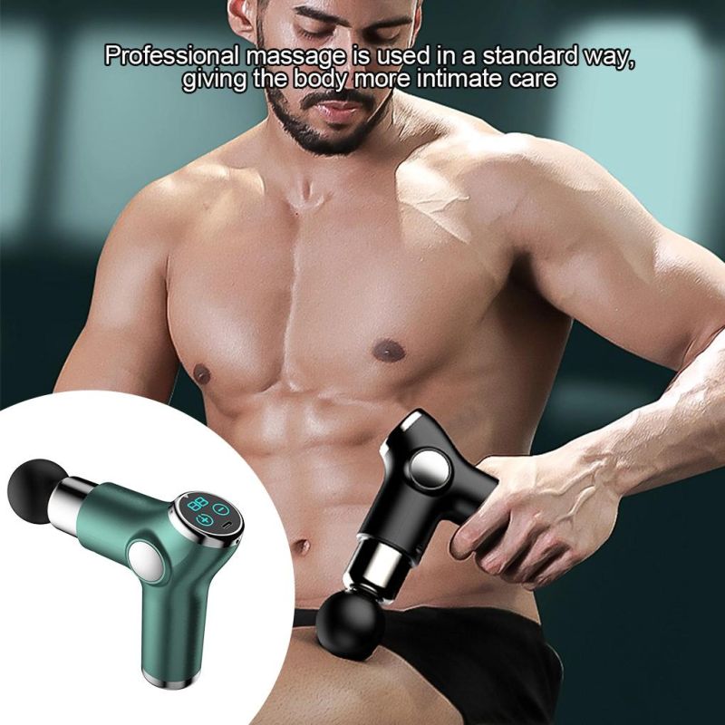 Mini Massage Gun Deep Tissue Percussion Muscle Massage Gun Body Relaxation Facial Massage Gun Handheld Fascia Gun