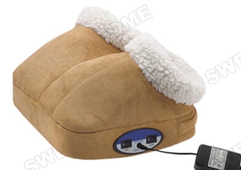 Wholesale Body Care Electric Heated Foot Massage Shoes Vibrating Feet Warmer