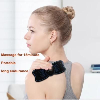 Pocket Style Home Gym EMS Stimulator Pain Relief Body Health Massager for Shoulder Waist, Cervical Spine, Back, Arms, Legs