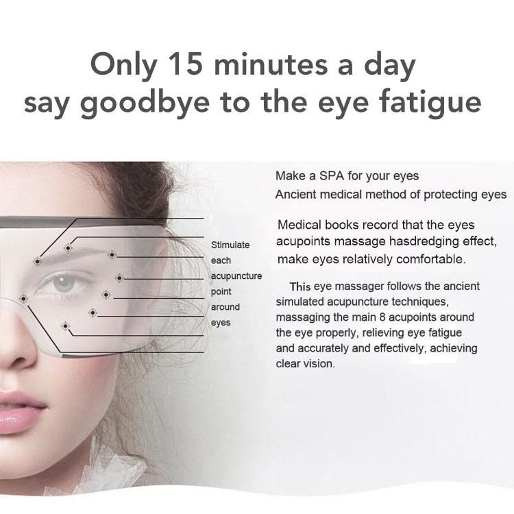 Health Relax Rechargeable Wireless Electronic Dry Eye Care Mask Stress Relief Eye Massager