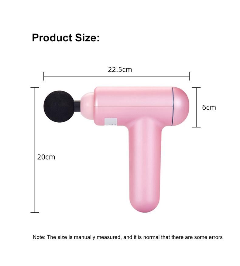 2021 Mini 20 Speed Electric Percussion Vibration Full Body Massager Deep Tissue Fascia OEM Muscle Massage Gun with LCD Screen