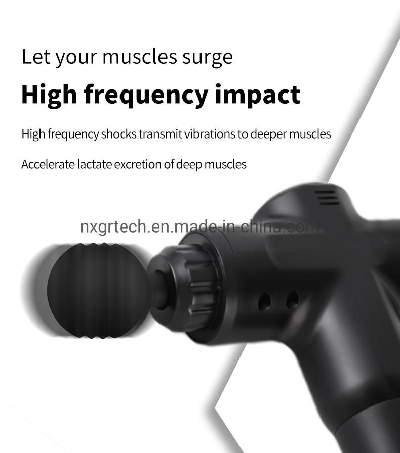 Hot Selling Wholesale Price Mini Muscle Massage Gun Vibration Deep Tissue 6 Levels Sports Massage Gun