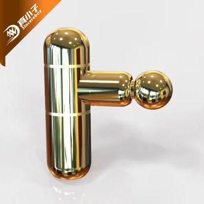 Smart Deep Massage Therapy Wireless Mini Size Massage Gun in Golden Color