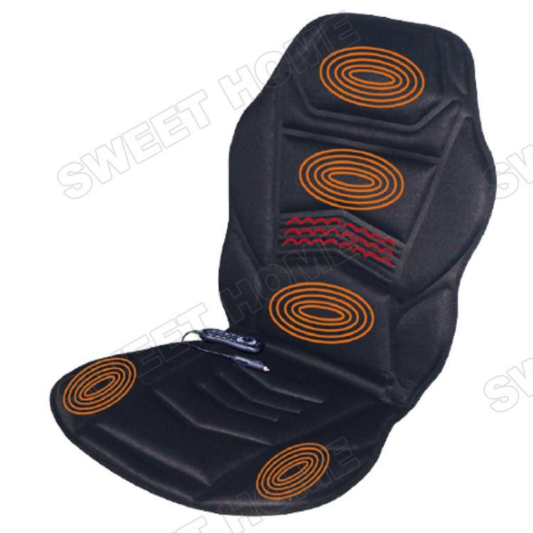 Electric Vibration Heated Massage Cushion Thermal Massage Mattress with Seat Belt