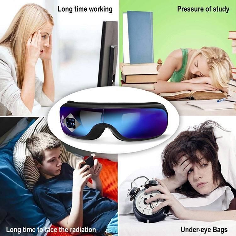 Electronic Smart Eye Relaxer Massage Eye Beauty Massager with Heating and Vibration Wholesaled Manufacturer Best-Selling Massager