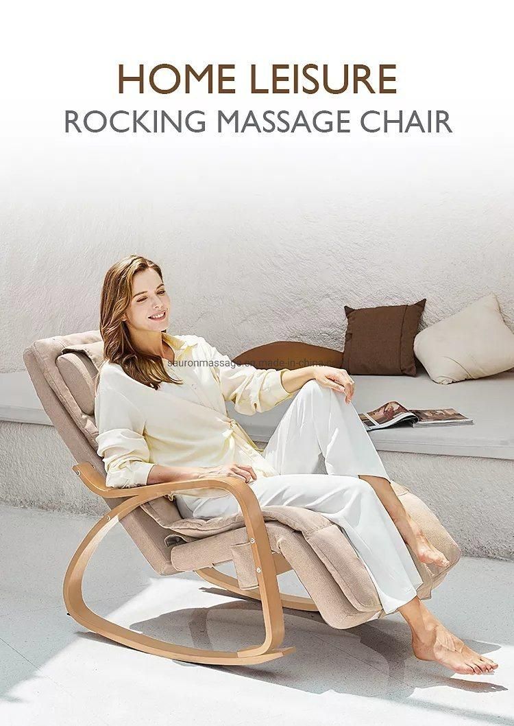 Q708 Rocking Design 3D Full Back Massage Chair Indoor and Outdoor Swing Reclining Chair at Home