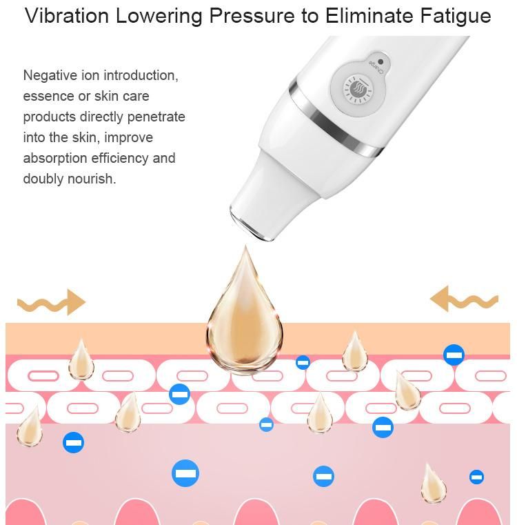 Home Use Beauty Equipment Eye Care Massage Skincare Product Device Rechargeable Roller Electric Vibration Facial Massager Pen for China Manufacturer