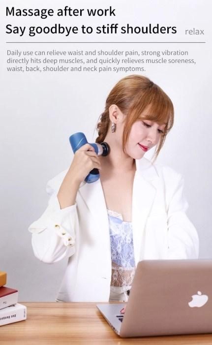 Wireless Electric Muscle Stimulation Percussion Massage Gun Vibration