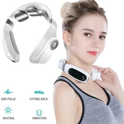 Latest Fashion Design Professional Body Health Care Electric Heating Mini Wireless Neck Massager