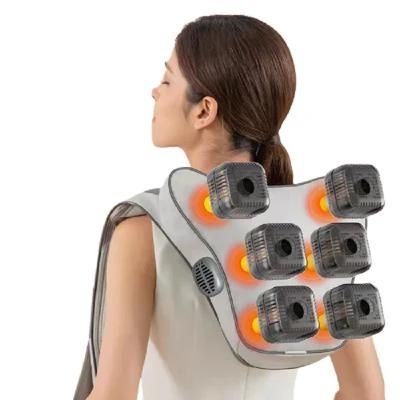 701 Shawl Cervical Vertebra Massager Neck, Waist and Shoulder Multi-Function Shoulder and Neck Hot Compress Massage