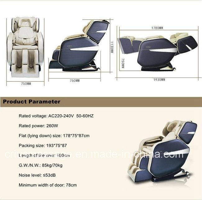 Wireless Bluethooth Music Zero Gravity Massage Chair