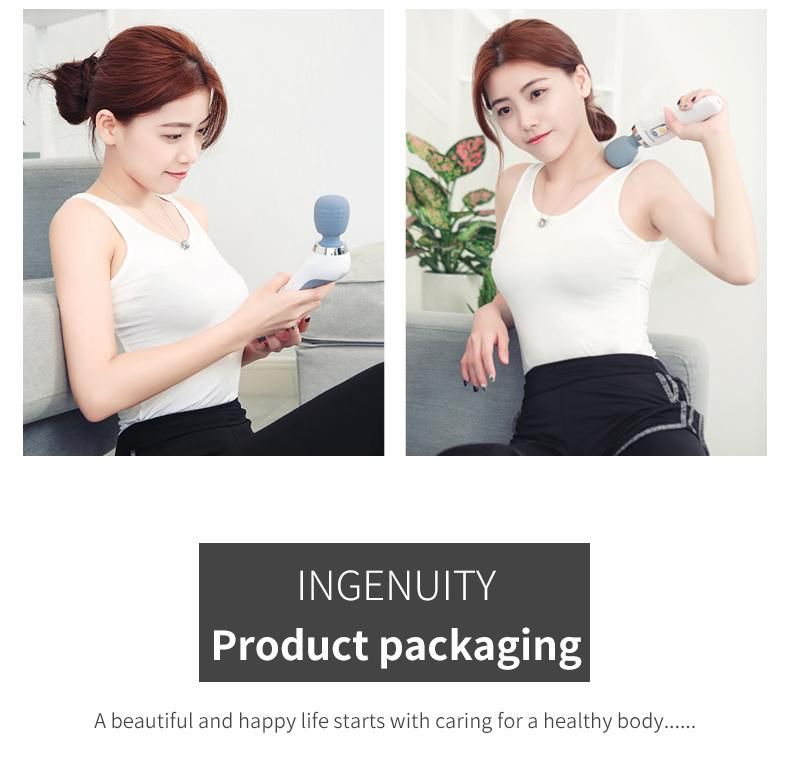 Simple Ergonomic Stype Wireless Mini Hand-Held Body Massage Stick