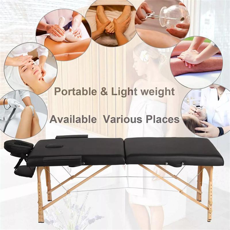 High Quality Light Weight Portable Folding SPA Massage Bed