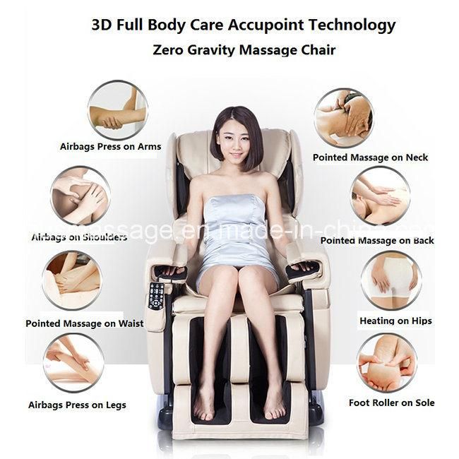 Full Body Electric Airbags Shiatsu Massage Chair Equipment