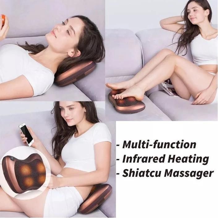 Manufacturer Price Massage Pillow for Car and Office Use with Kneading and Heating Function