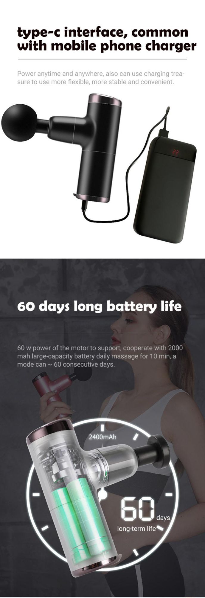 Booster Portable Powerful Mini Muscle Massage Gun