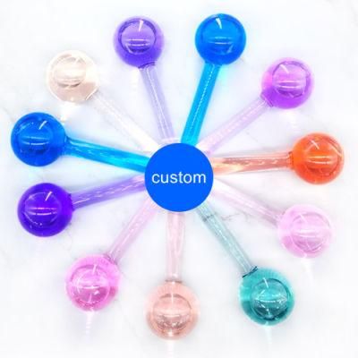 High Borosilicate Glass Cold Eye Massage Ball Massager