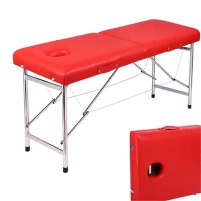 2022 Chinese New Original Massage Therapist Must-Have Adjustable Foldable PU Massage Bed