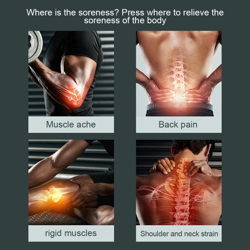 Factory Portable Massage Gun Deep Tissue Percussion Massager Body Relaxation Electric Muscle Facial Gun